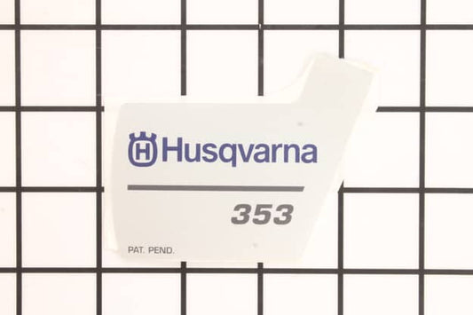 Husqvarna Chainsaw Housing Decorative Decal - 537370510