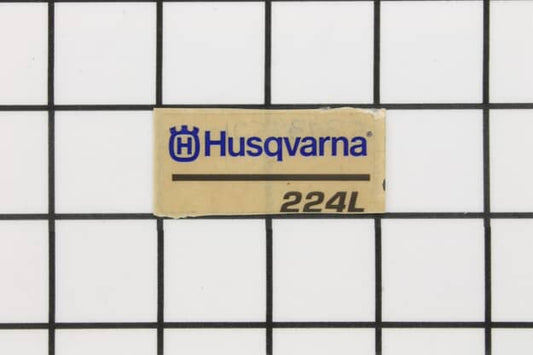 Husqvarna Power Equipment Identification Label - 537395210