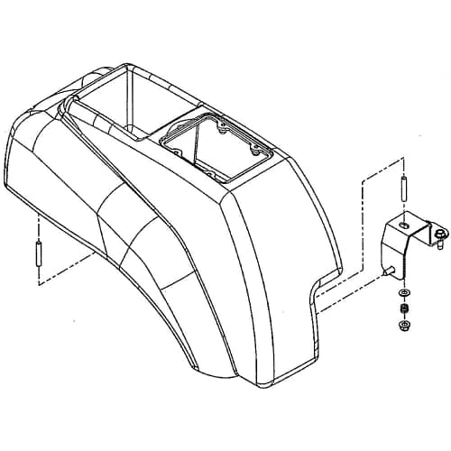 Husqvarna Zero-Turn Mower Control Console - 539107593