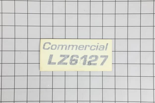 Husqvarna LZ6127 Zero-Turn Model Decal - 539111120