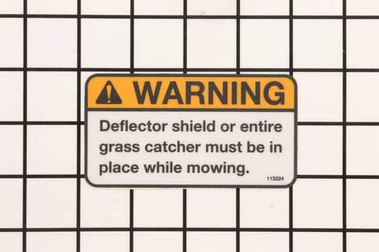 Husqvarna Lawn Mower Warning Decal - 539113224