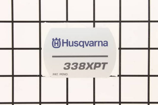 Husqvarna Equipment Branding Identification Decal - 544116503
