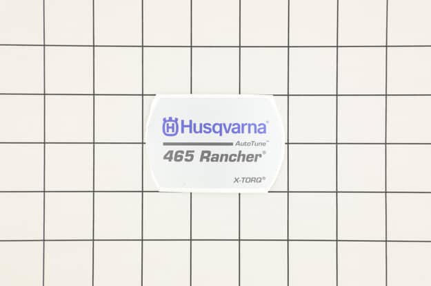 Husqvarna Equipment Identification Decal - 575863201