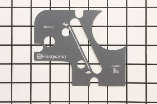 Husqvarna Riding Mower Control Panel Decal - 576916702