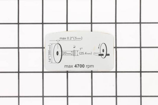 Husqvarna Equipment Decal - 581117706