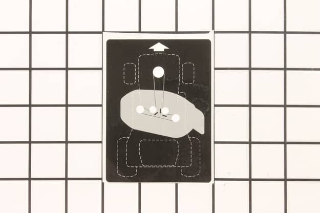 Husqvarna Lawn Mower V-Belt Schematic Decal - 581580001