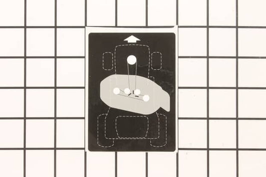 Husqvarna Lawn Mower V-Belt Schematic Decal - 581580001