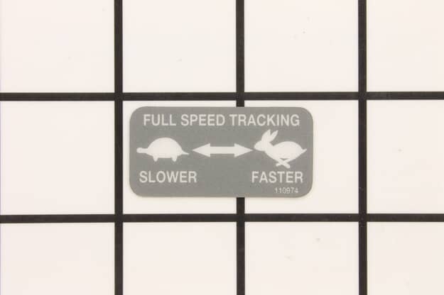Husqvarna Lawn Mower Tracking Decal - 585142601