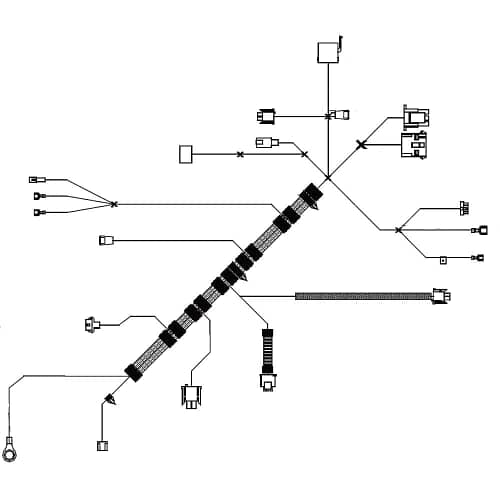 Husqvarna Lawn Mower Wiring Harness - 585216102