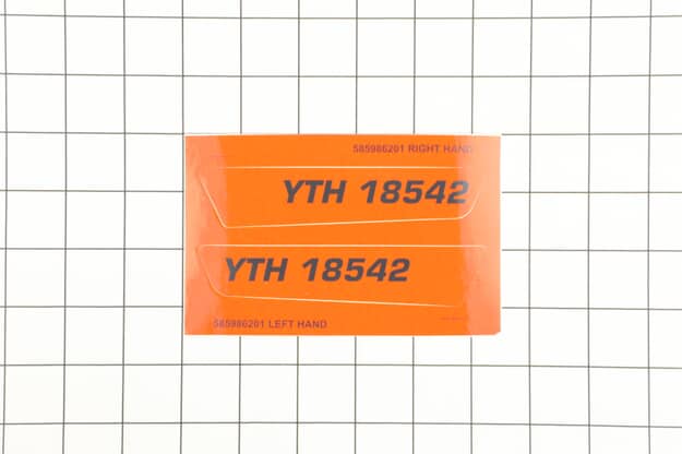 Husqvarna Lawn Mower Side Panel Decal - 585986201