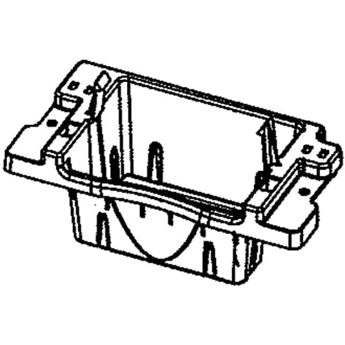Husqvarna Lawn Tractor Front Battery Box Tray Holder - 587205101