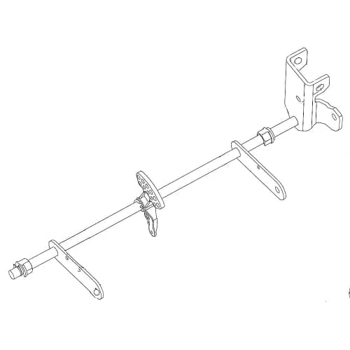 Husqvarna Zero-Turn Mower Z242F Z248F Front Caster Shaft Assembly - 587623101