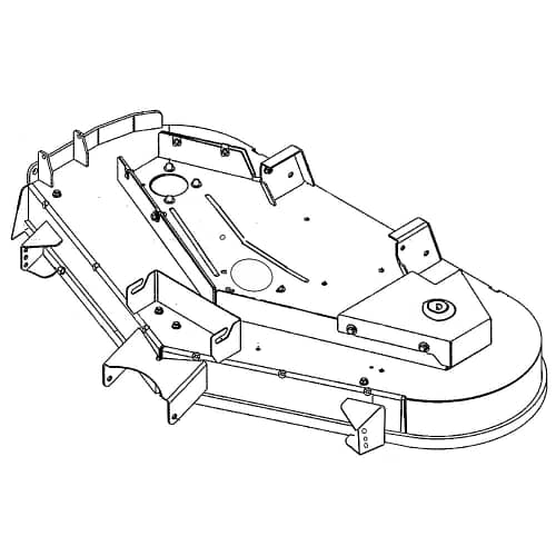 Husqvarna Lawn Tractor Mower Deck - 587668901
