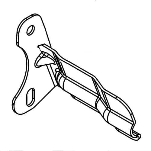 Husqvarna Zero-Turn Mower Deck Belt Guard Support Bracket - 588492802