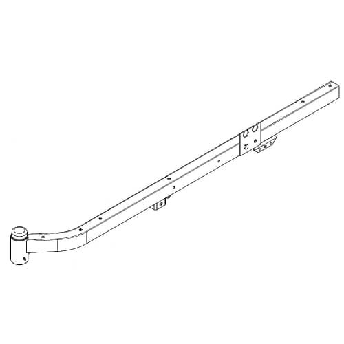 Husqvarna Zero-Turn Mower Orange Left Hand Front Frame Component - 589283302