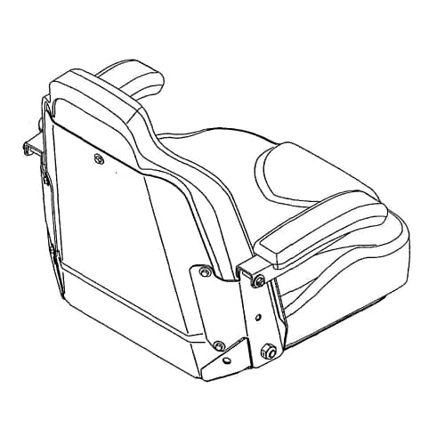 Husqvarna Riding Mower Operator Seat - 590337301