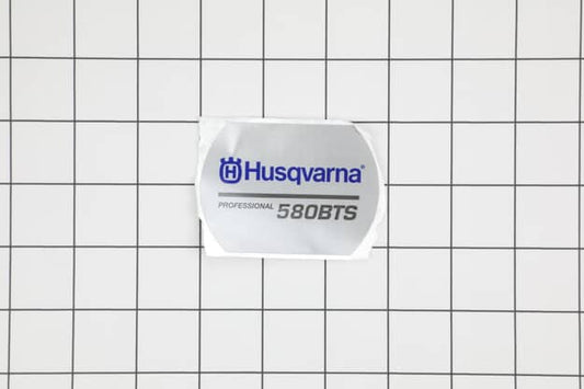Husqvarna Chainsaw Top Cover Branding and Model Identification Decal - 594914803