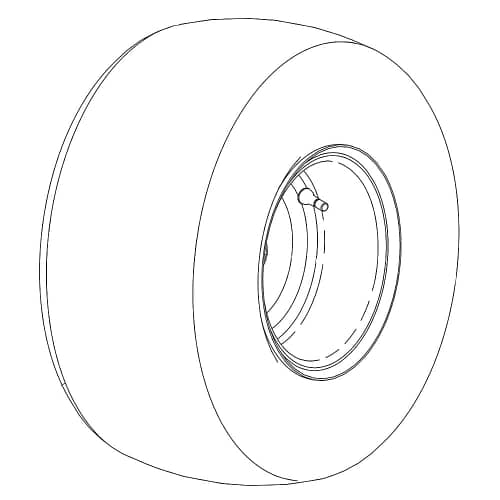 Husqvarna Walk-Behind Mower Rear Wheel - 596328404