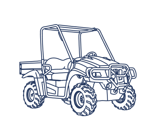 Husqvarna HUV4210G 4x2 Gas Powered Utility Vehicle - Heavy-Duty Work Cart