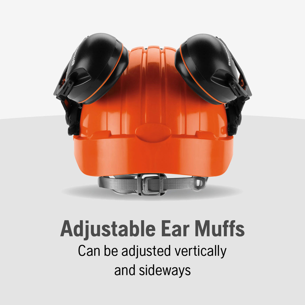Husqvarna 592752602 Chainsaw Helmet with HDPE Shell, Face Shield, Ear Muffs and Sun Peak, Chainsaw Safety Gear