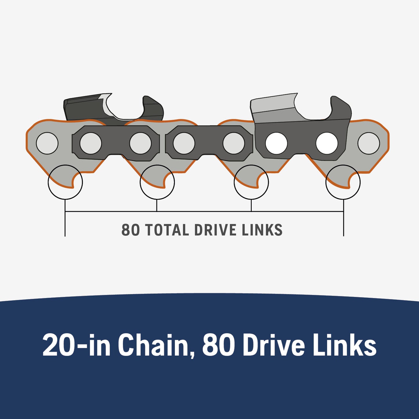 Husqvarna X-Cut Sp33G Chainsaw Chain 20 - 581643604
