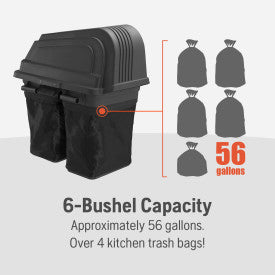 Husqvarna Riding Mower Double Bagger Attachment - 960730024