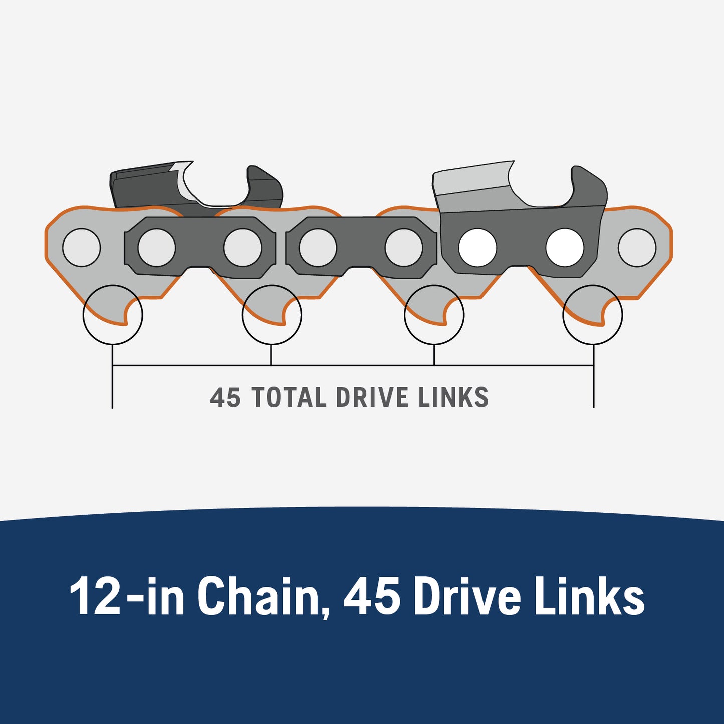 Husqvarna X-Cut S93G 12-Inch Chainsaw Chain - 597469545