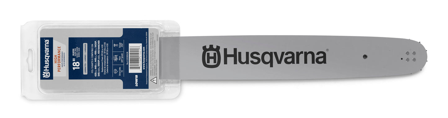 Husqvarna Cutting System Chainsaw Guide Bar 18-Inch - 531300438