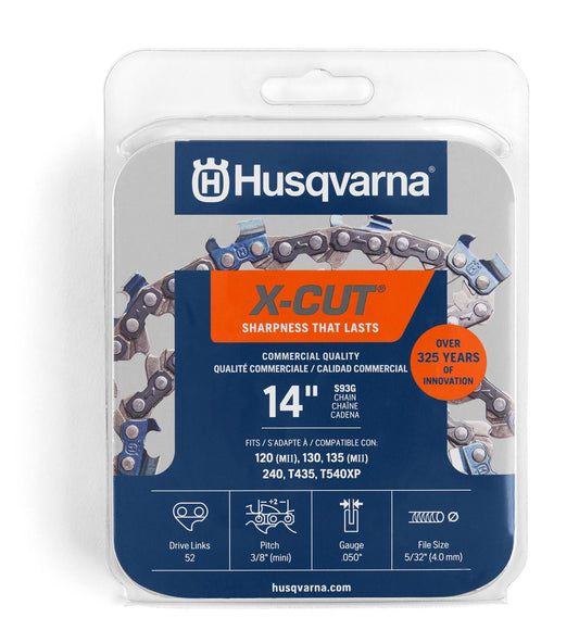 Husqvarna Chainsaw X-Cut S93G 14-Inch Saw Chain - 585422152