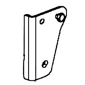 Husqvarna Zero-Turn Mower 48-Inch ClearCut Right Hand Front Chassis Bracket - 592978502