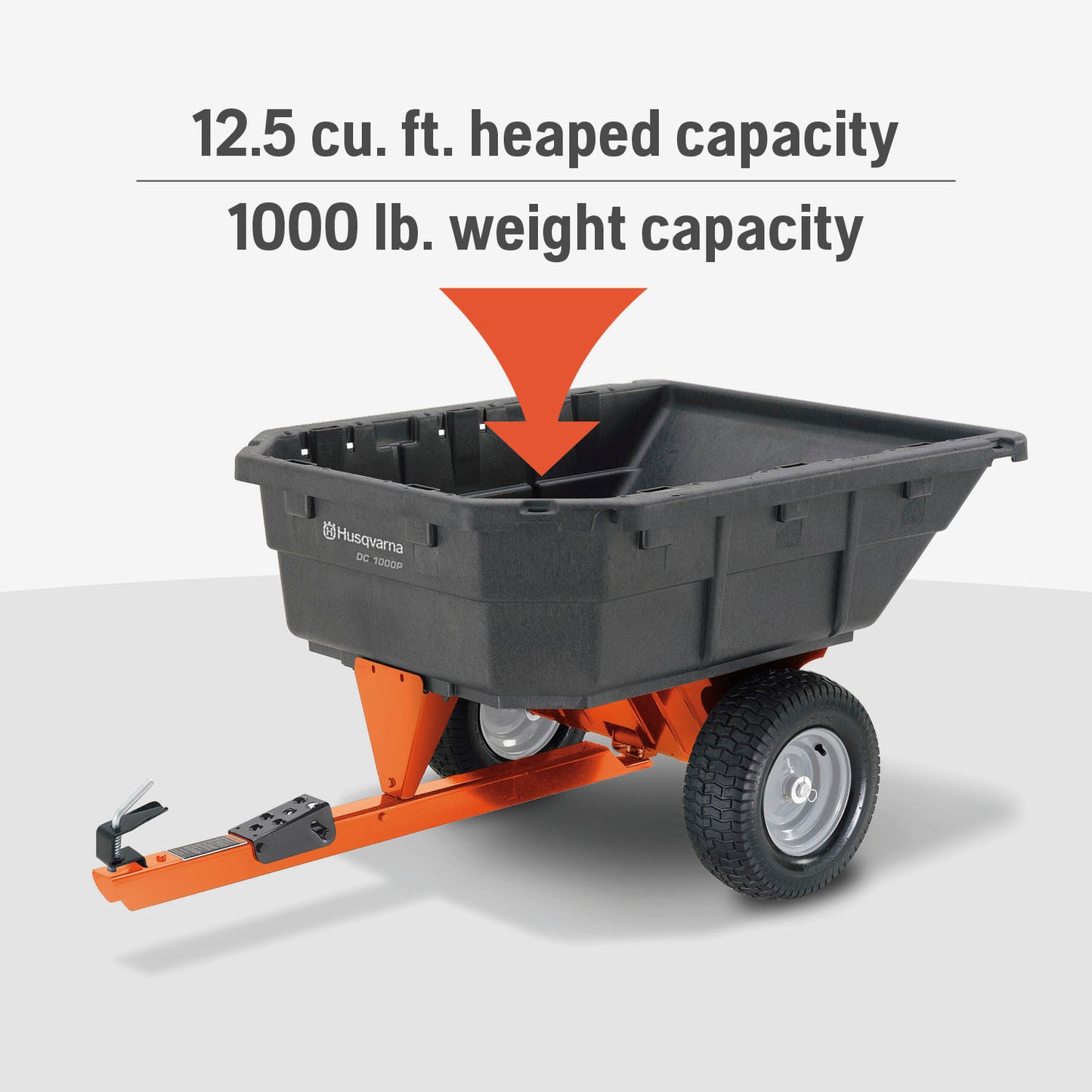 Husqvarna Lawn Tractor Poly Swivel Dumpcart - 584401901