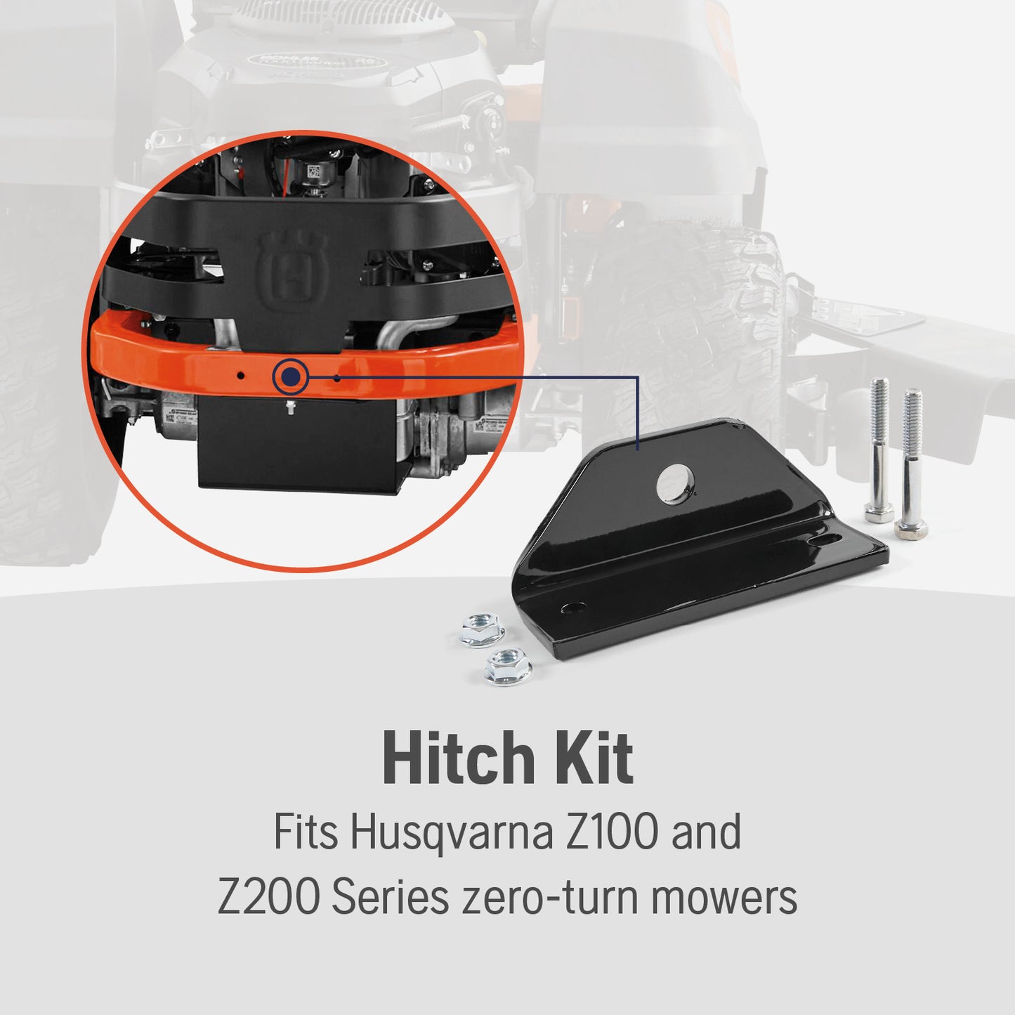 Husqvarna Zero-Turn Mower RZ and Z200 Series Tow Hitch Bracket Kit - 587481201