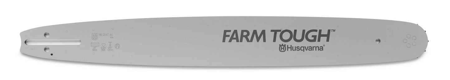 Husqvarna 24-inch HLN250-80 Professional Solid Steel Guide Bar - 531309679