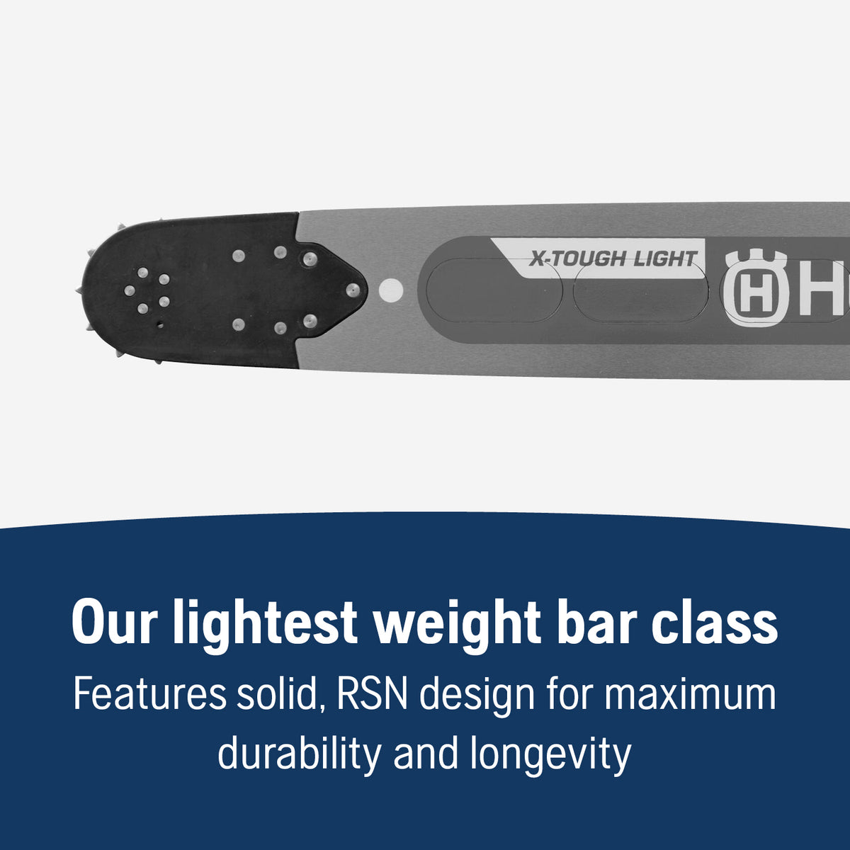Husqvarna X-Tough Light 36 Inch Laminated Chainsaw Bar, .375" Pitch .063" Gauge, 115 Drive Links