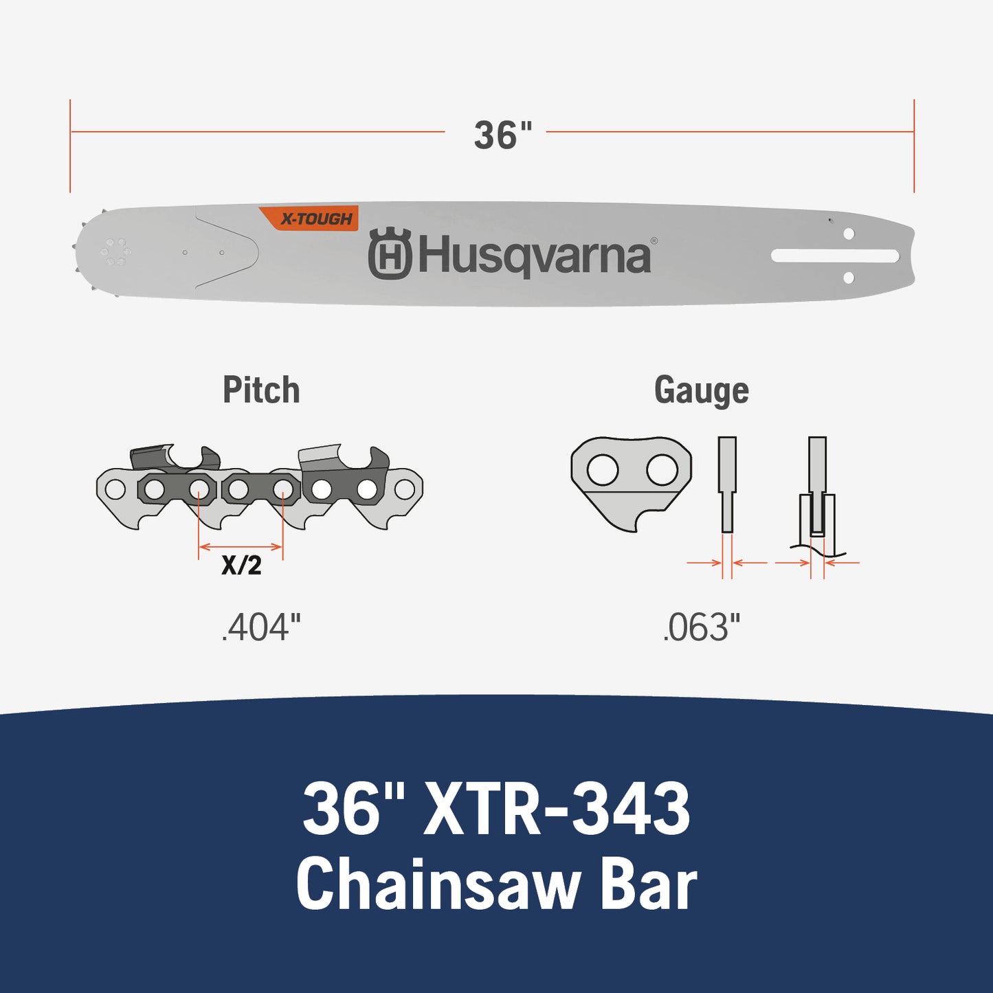 Husqvarna 36-Inchxtbar,Ht-343-115,.404,. - 596690004